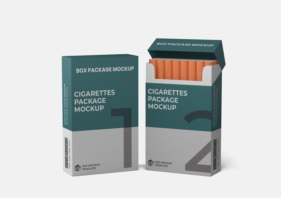 paper cigarette boxes